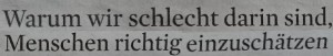 Schlechtes-Menschen-Einschätzen